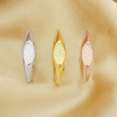 Horizontal Marquise Bezel Ring